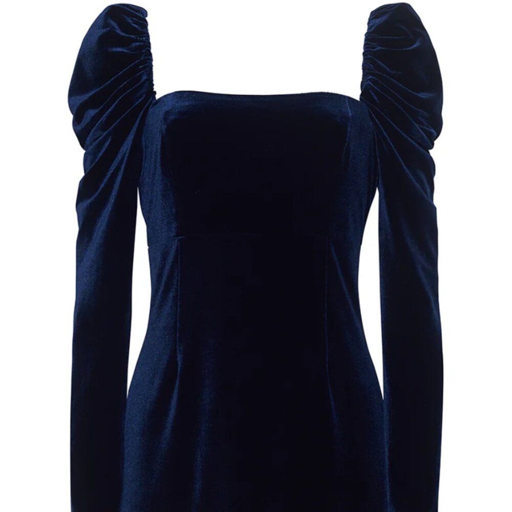 Cara Cara Laurenne Dress - Blue Velvet